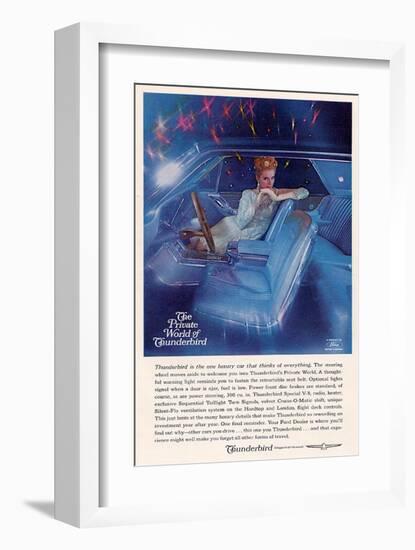 1965 Thunderbird Luxury Car-null-Framed Art Print