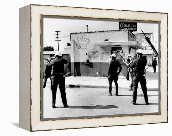 1965 Watts Riot-null-Framed Stretched Canvas