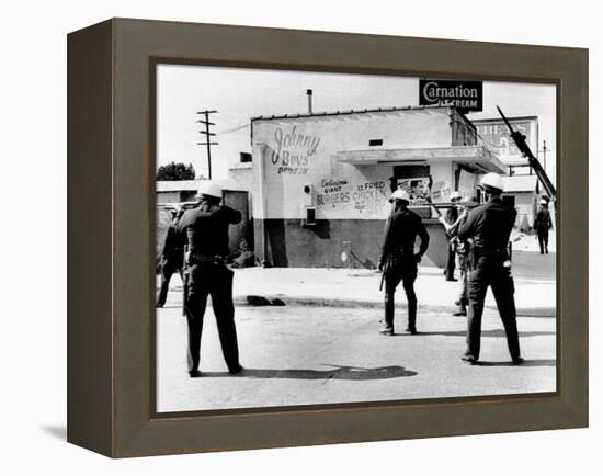 1965 Watts Riot-null-Framed Stretched Canvas