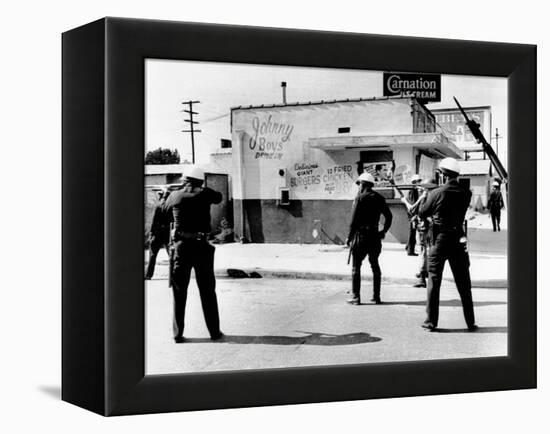 1965 Watts Riot-null-Framed Stretched Canvas