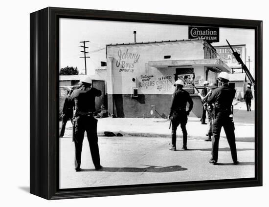 1965 Watts Riot-null-Framed Stretched Canvas