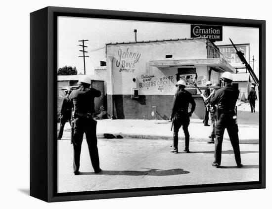 1965 Watts Riot-null-Framed Stretched Canvas