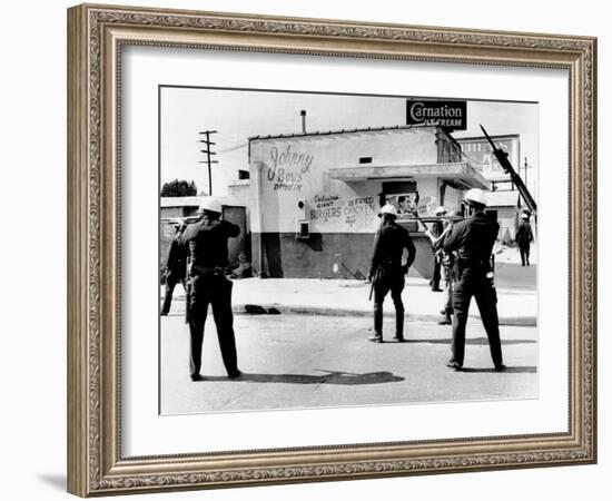 1965 Watts Riot-null-Framed Photo