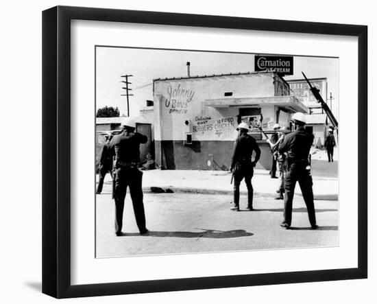 1965 Watts Riot-null-Framed Photo