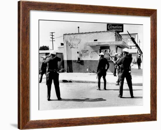 1965 Watts Riot-null-Framed Photo