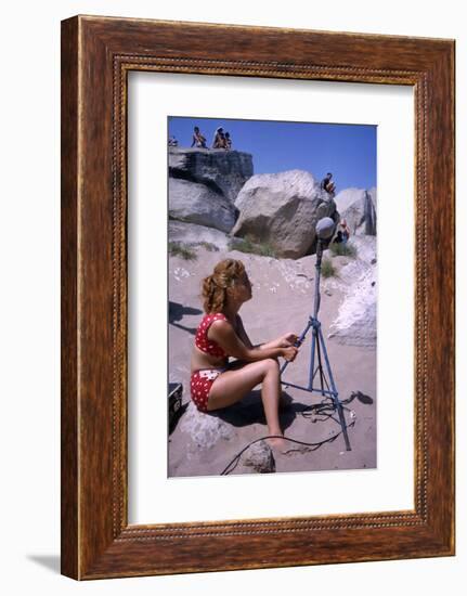 1965: Working on Set of Mosfilm Movie 'Doctor Dolittle', Russia-Dmitri Kessel-Framed Photographic Print