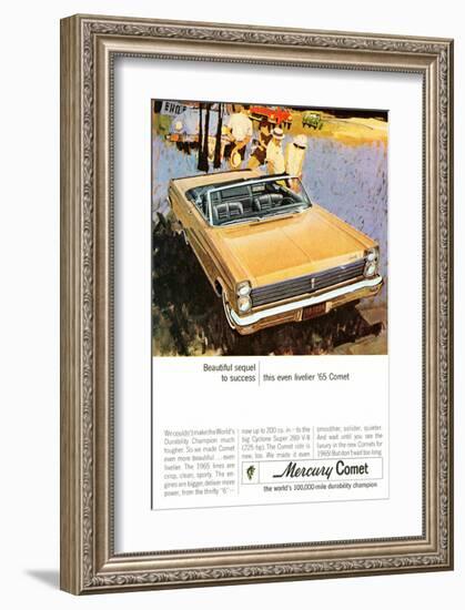 1965Mercury Beautiful Sequence-null-Framed Art Print