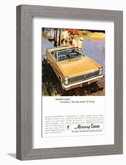 1965Mercury Beautiful Sequence-null-Framed Art Print