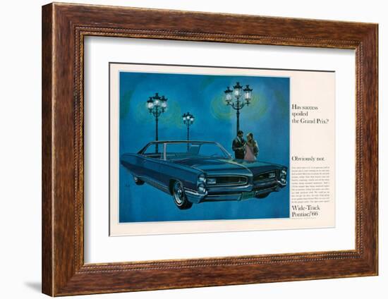 1966 GM Pontiac Grand Prix-null-Framed Art Print