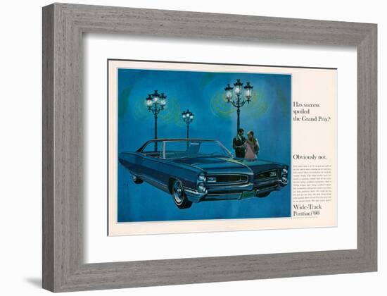 1966 GM Pontiac Grand Prix-null-Framed Art Print