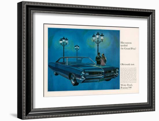 1966 GM Pontiac Grand Prix-null-Framed Art Print