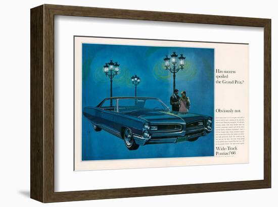 1966 GM Pontiac Grand Prix-null-Framed Art Print