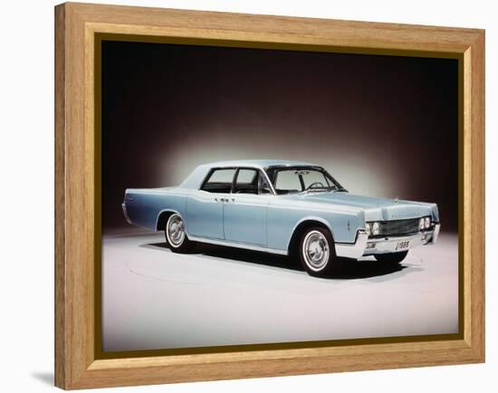 1966 Lincoln Continental Four Door Sedan.-null-Framed Premier Image Canvas
