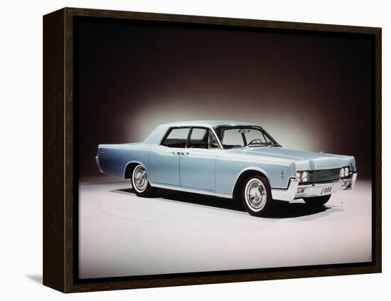 1966 Lincoln Continental Four Door Sedan.-null-Framed Premier Image Canvas