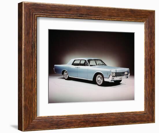 1966 Lincoln Continental Four Door Sedan.-null-Framed Photographic Print