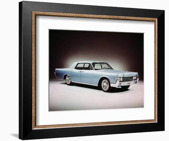 1966 Lincoln Continental Four Door Sedan.-null-Framed Photographic Print