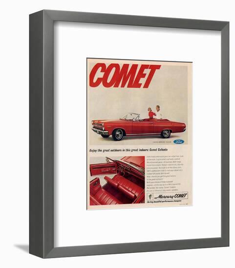 1966 Mercury - Comet Caliente-null-Framed Art Print