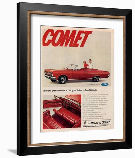 1966 Mercury - Comet Caliente-null-Framed Art Print