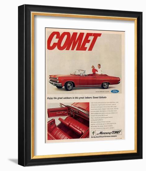 1966 Mercury - Comet Caliente-null-Framed Art Print