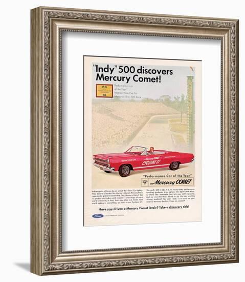 1966 Mercury - Comet Indy 500-null-Framed Premium Giclee Print