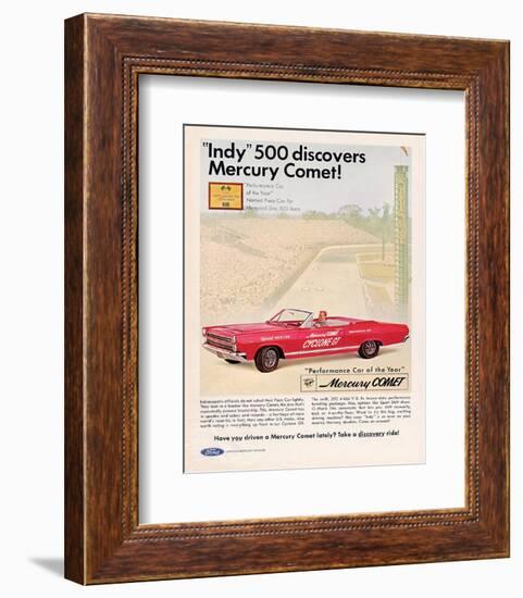 1966 Mercury - Comet Indy 500-null-Framed Premium Giclee Print