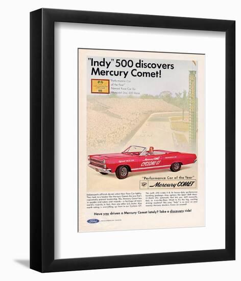 1966 Mercury - Comet Indy 500-null-Framed Art Print