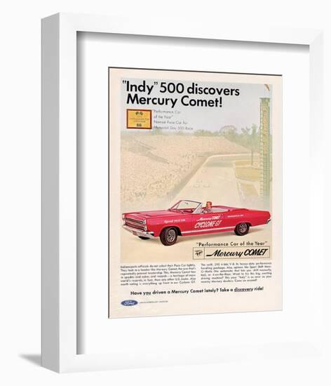 1966 Mercury - Comet Indy 500-null-Framed Art Print