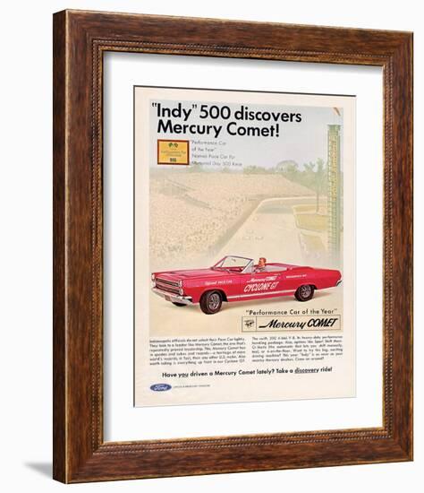 1966 Mercury - Comet Indy 500-null-Framed Art Print