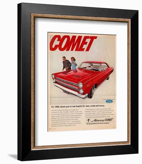 1966 Mercury-Comet New Lengths-null-Framed Art Print