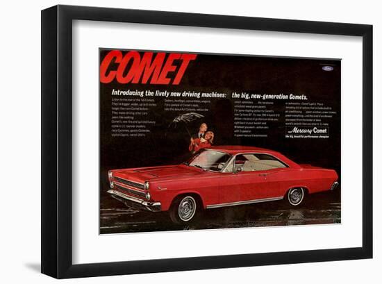 1966 Mercury Comet Performance-null-Framed Art Print