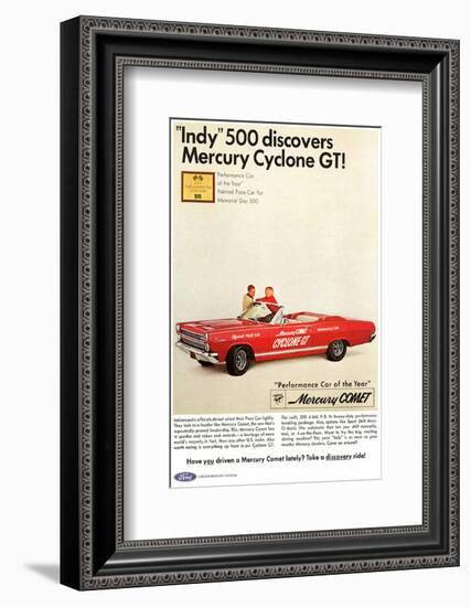 1966 Mercury - Cyclone GT Indy-null-Framed Art Print