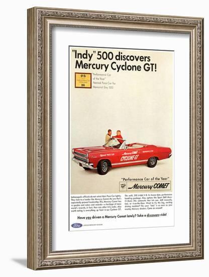 1966 Mercury - Cyclone GT Indy-null-Framed Art Print