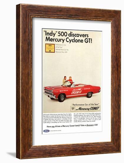 1966 Mercury - Cyclone GT Indy-null-Framed Art Print