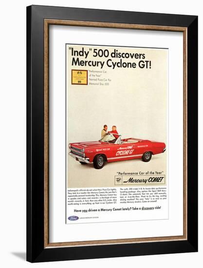 1966 Mercury - Cyclone GT Indy-null-Framed Art Print