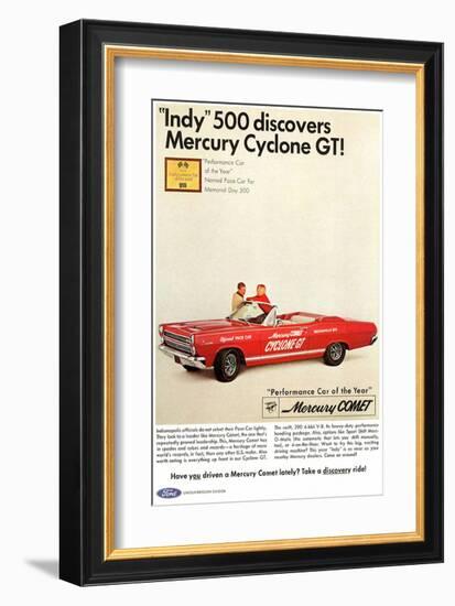 1966 Mercury - Cyclone GT Indy-null-Framed Art Print