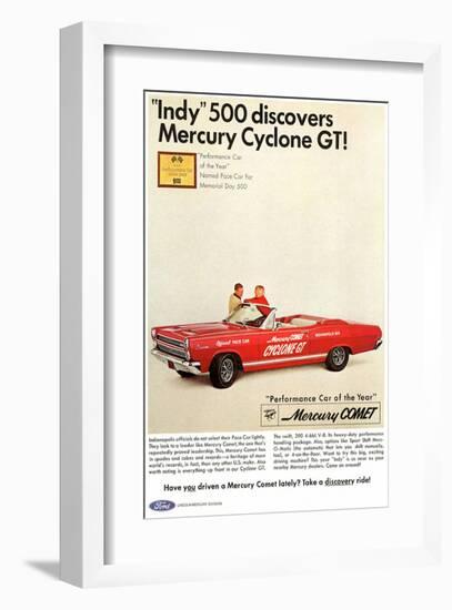 1966 Mercury - Cyclone GT Indy-null-Framed Art Print
