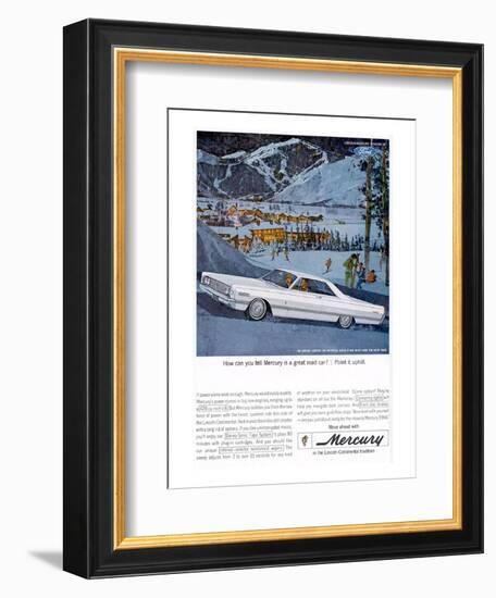 1966 Mercury - Point it Uphill-null-Framed Art Print