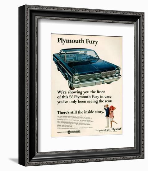 1966 Plymouth Fury-null-Framed Art Print