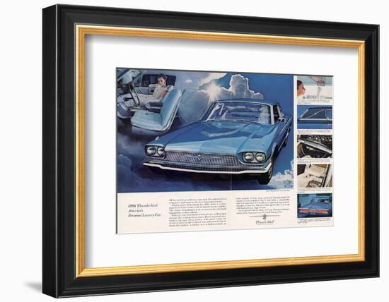 1966 Thunderbird Pers. Luxury-null-Framed Art Print