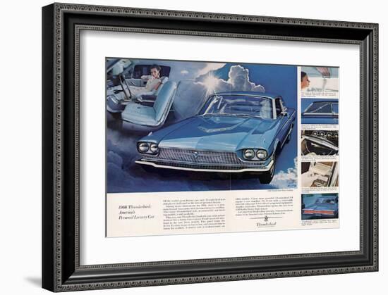 1966 Thunderbird Pers. Luxury-null-Framed Art Print