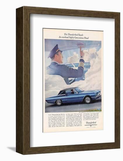 1966 Thunderbird Safety Panel-null-Framed Art Print