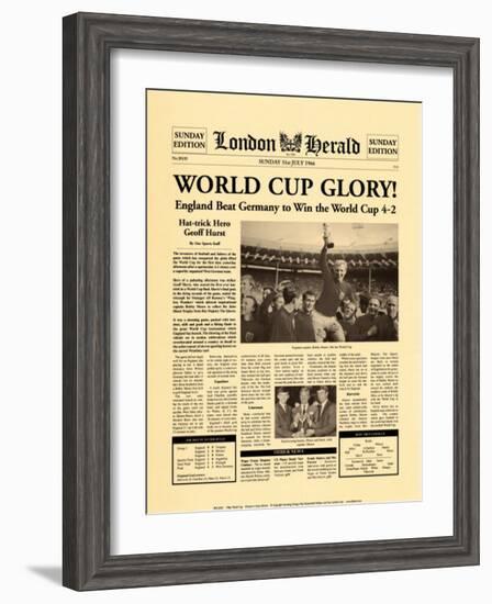 1966 World Cup-The Vintage Collection-Framed Art Print