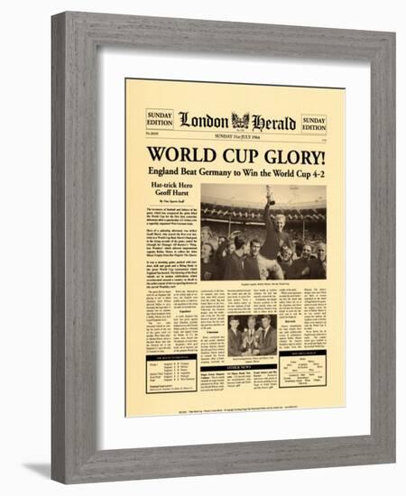 1966 World Cup-The Vintage Collection-Framed Art Print