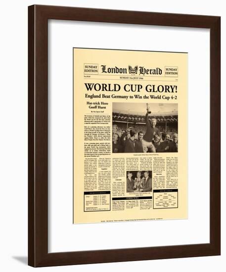 1966 World Cup-The Vintage Collection-Framed Art Print