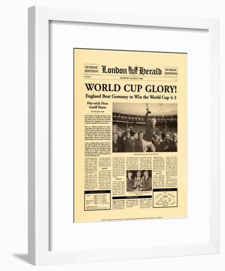 1966 World Cup-The Vintage Collection-Framed Art Print