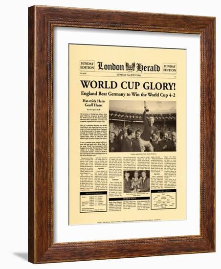 1966 World Cup-The Vintage Collection-Framed Art Print