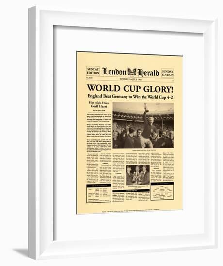 1966 World Cup-The Vintage Collection-Framed Art Print