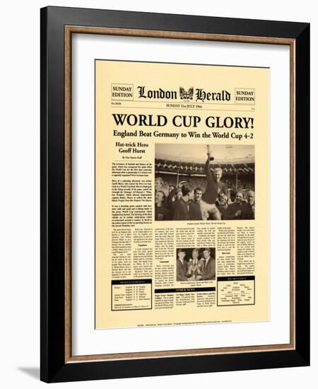 1966 World Cup-The Vintage Collection-Framed Art Print