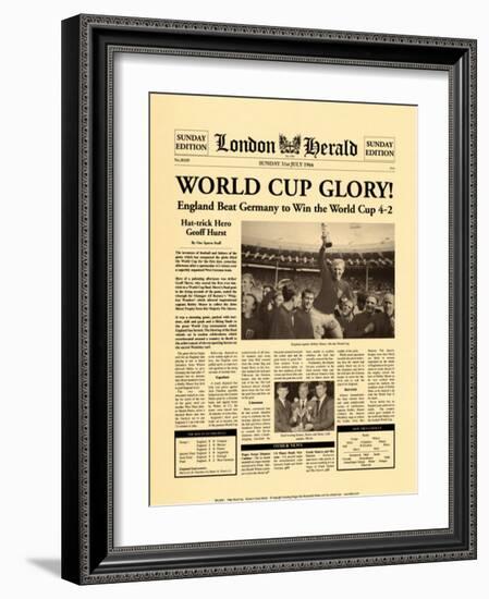 1966 World Cup-The Vintage Collection-Framed Art Print