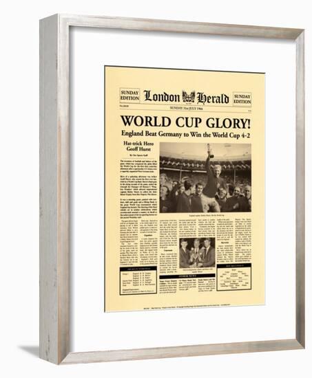 1966 World Cup-The Vintage Collection-Framed Art Print